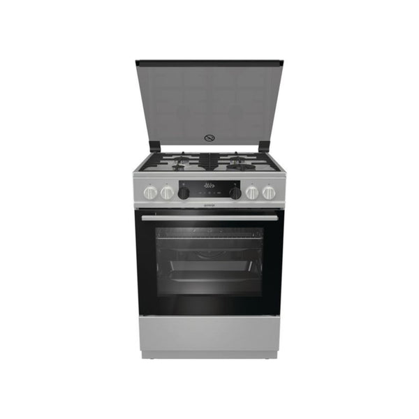 طباخ جورنجي كهربائي - K6352XA - 60 سم - سطح سيراميك - 4 مناطق تسخين - فرن كهربائي متعدد الوظائف - شاشة رقمية - ستانلس ستيل