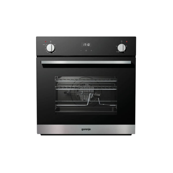 فرن غاز مدمج من Gorenje – طراز BOG632A20FBG – مقاس 60 سم، تصميم أسود أنيق بواجهة زجاجية