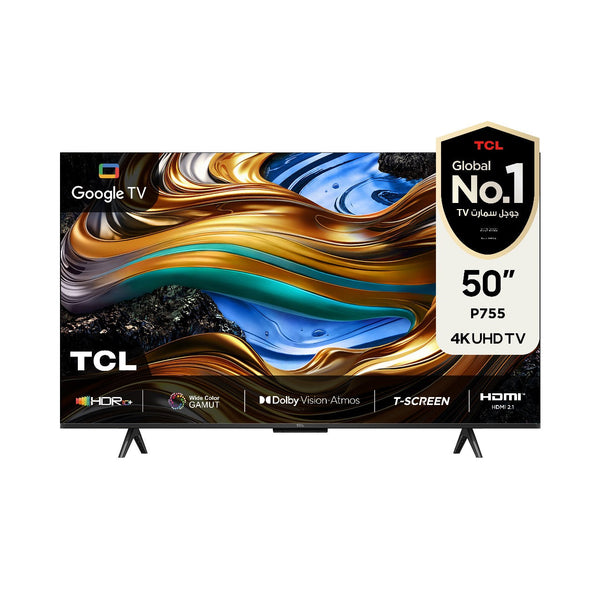 TCL P755 50" UHD 4K TV 60Hz HDR 10+ Dolby Vision Atmos