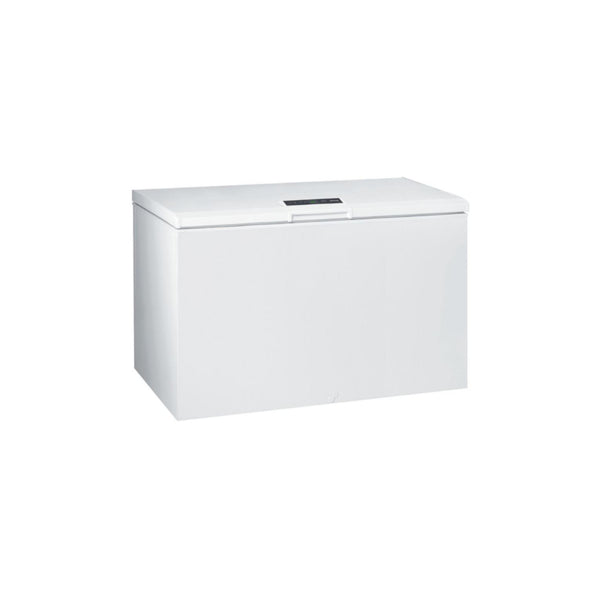 جهاز Gorenje FH401CW هو فريزر أفقي قائم بذاته، مثالي لتخزين كميات كبيرة من الطعام في المنازل والمطابخ.