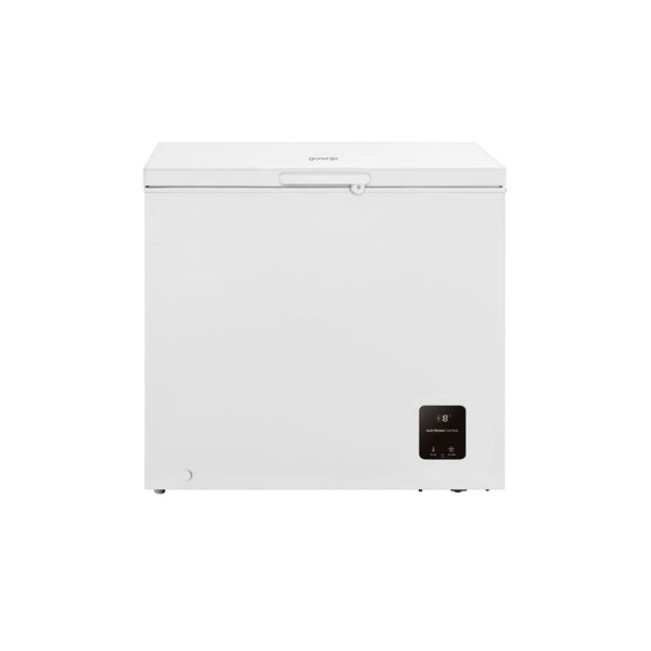 فريزر أفقي Gorenje FH30EAW سعة 297 لتر فئة طاقة E وظيفة FastFreeze تقنية FreezeProtect إضاءة LED تحكم إلكتروني تصميم مقاوم للعمل في درجات حرارة منخفضة