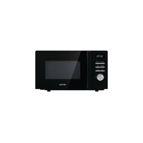 ميكروويف Gorenje MO20A4BH سعة 20 لتر، 800 W ميكروويف، 1000 W شواية، 5 مستويات طاقة، 11 برنامج تلقائي، تنظيف AquaClean، قفل أطفال