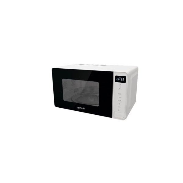 ميكروويف Gorenje MO20S4W سعة 20 لتر، ميكروويف 800 W، شواية 1000 W، 11 برنامج طهي